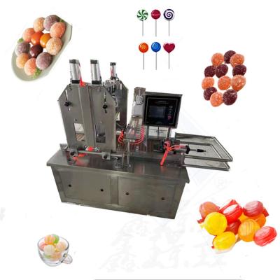 China 0.6-0.8 Süßigkeiten verarbeitende Maschine Toffee-Süßigkeitsdepositor Hard Candy Making Machine Line zu verkaufen