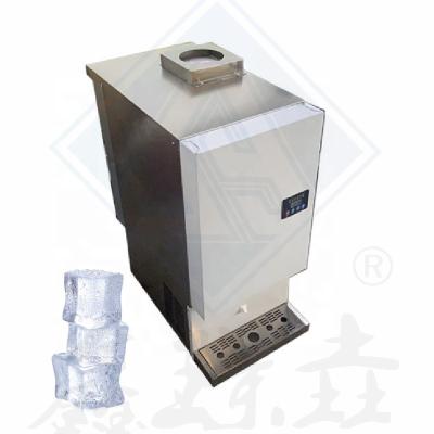 China Máquina de venta de cubitos de hielo de acero inoxidable de alta productividad para establecimientos ocupados en venta