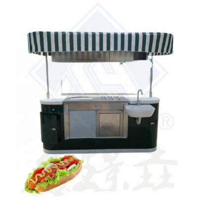 China Customized Equipments Food Truck with Deep Fryer and Solar Power in Mobile Juice Cart for sale