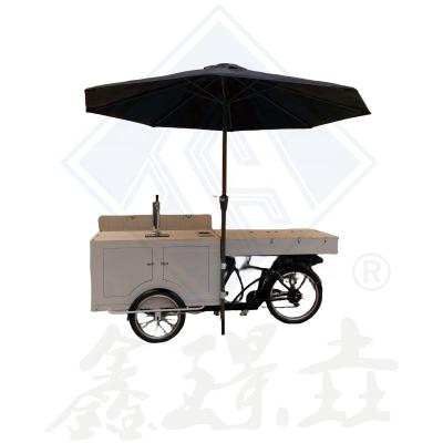 China Food Beverage Shops Mobile Food Trailer Bike Vending Cart for Outdoor Street Food for sale