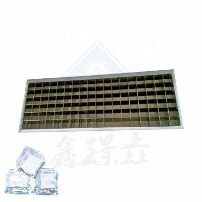 China Counter Ice Cube Machine Evaporator Silver Ice Maker for Crystal Clear Ice Cubes for sale