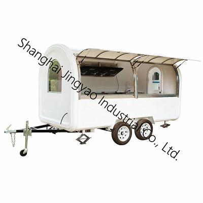 China Outdoor Mobile Food Cart Concession Trailer voor Soft Serve IJscreme Cream Machine Te koop