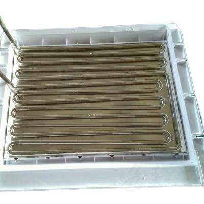 China 500kg Per Day High Productivity Ice Cube Evaporator with Copper Square Grid Size 22*22*22 for sale