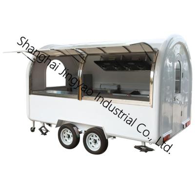 China Boiler Fibre Glass Australia Standard Street Fast Mobile Food Cart Truck Trailer with Kitchen for sale