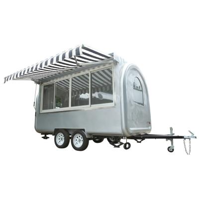 China Mobielwinkel Fast Food Cart CE/Mobile Food Vending Van 220*20*230 Te koop