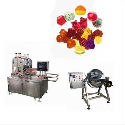 China Jelly Pectin Candy Machine 1900x980x1700mm Soft Sweet Gummy Candy 3D Lollipop Bear Maker for sale