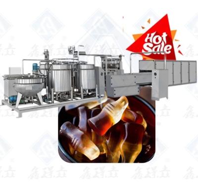 China 150KG/H Línea de producción de caramelos con caramelo de goma con máquina de caramelo de gelatina avanzada en venta