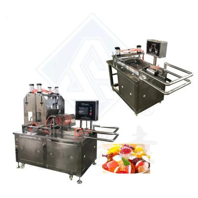 China 50 kg/h Mejor máquina de hacer chupetes suave automática de moldear Shanghai Gummy Bear Candy en venta