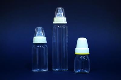 China Umweltschonende, hitzebeständige Borosilikat 300 ml Glas Babynahrungsflaschen zu verkaufen