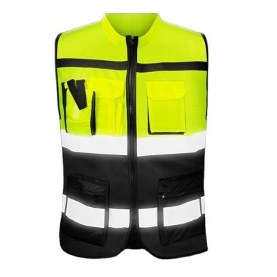 China Factory High Quality Water Proof With Safety Clothing Hygiene Construction Customized Reflective Vest for sale