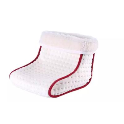 China Car Timing Fast Heating Electric Foot Warmer Temperature Setting 5 Feet Cover Flannel Home Office Relaxing Electric Foot Warmers for sale