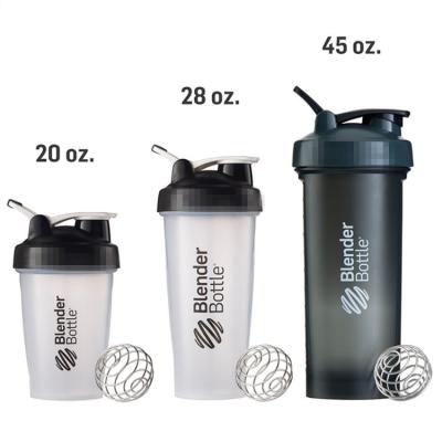 China Sustainable Premium Plastic Shake Bottles Protein Shaker Bottle With Logo White Cup Plastic Shaking Cup for sale