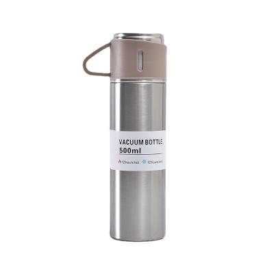 China PORTABLE Incorporated Stainless Steel Vacuum Flask Thermos Mug Gift Set Thermal Bottle And Mugs for sale