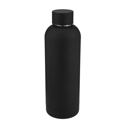 China Sustainable Logo Wall White Outdoor Sports Stainless Steel Custom Vacuum Insulated Thermal Water Bottle Double Tumblers for sale