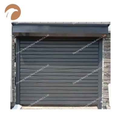 China Heat Insulation Customized Industrial Automatic Galvanized Steel Rolling Shutter Garage Door for sale