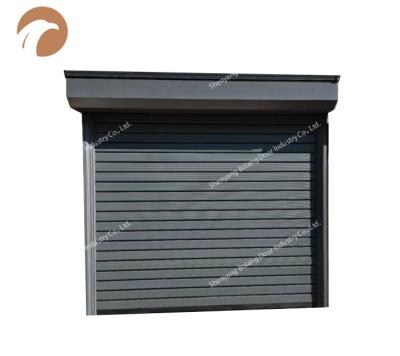 China Heat Insulation Rolling Galvanized Industrial Automatic Rolled Door Aluminum Roller Shutter With Polyurethane for sale