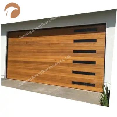 China Heat Insulation European Customized New Steel PU Panels Doors Automatic Sectional Garage Door 9x6 for sale