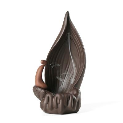 China Wholesale Zen Purple Sand Incense Burner Room Decoration Chinese Aroma Incense Waterfall Incense Para Fazer Incenso for sale