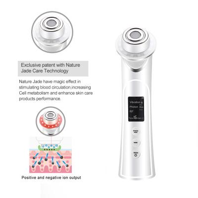 China Face Lift Led RF Whitening Massager Photon Wand Facial Lifting Devices RF EMS Beauty Instrument for sale