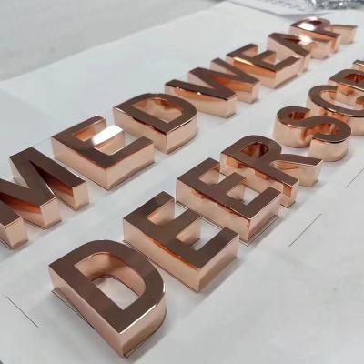 China Custom Indoor Buildings Wall Logo Brand Signage 3D Acrylic Letters Sign Stainless Steel Sign Board For Business for sale