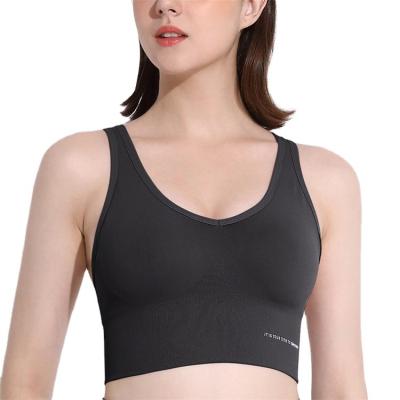 China Wholesale Breathable No Steel Ring Back Bra Fitness Yoga Sports Underwear for sale