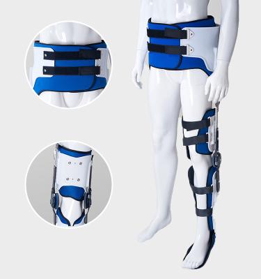 China Adjustable Ankle Foot Hinged ROM Hip Knee Support Brace Ankle Foot Orthosis Leg Fracture For Knee Surgery Ligament Support for sale