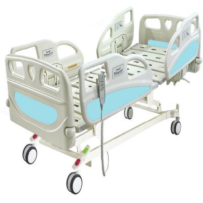 China Multifunctional Metal Folding ICU Furniture Medical Patient Nursing Electric Hospital Bed for sale