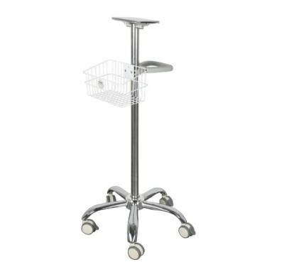 China Metal Trolley Cart Roll Stands Medical Furniture For Computer Instrument Hospital Device for sale