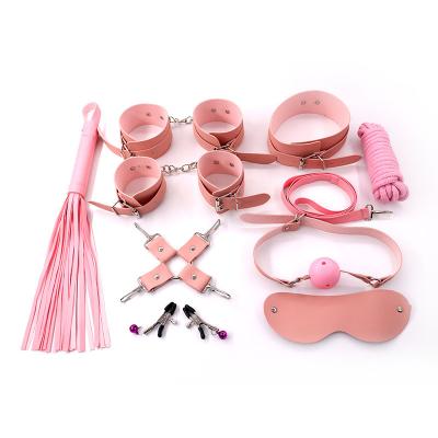 China Recreational Sex Products Bdsm Bed Bondage Restraint Handcuffs For Adult Game for sale