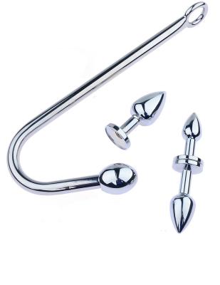 China Sexually Abused SM Toys Metal Adjustable Hook Anal Removable Replacement Kit For Adult Sex Toys For Couples for sale