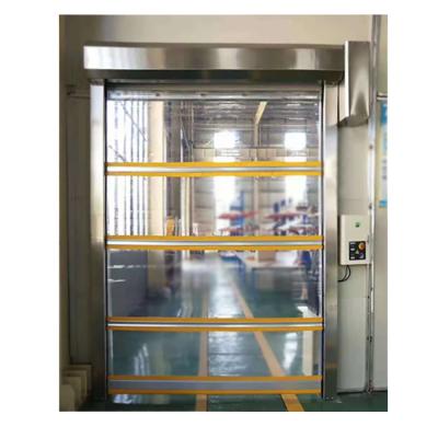 China Fast Lates 2021 Soundproof Metal Spiral Roller Fast Interior Roll Down Doors for sale