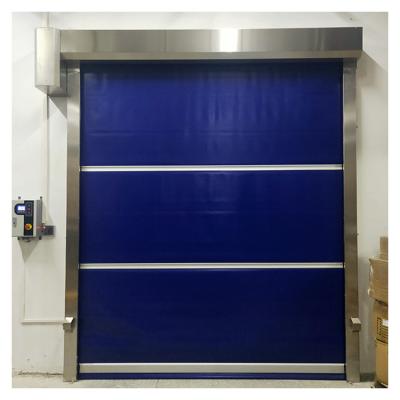 China High Efficiency Rapid Commercial Rainproof Door Rolls PVC High Speed ​​Shop Front Entrance for sale