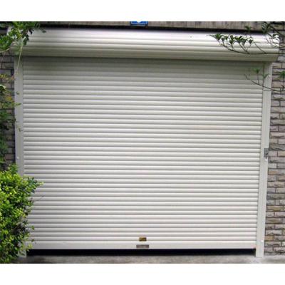 China Safety Practical Design Beige Grill Rolling Shutter Roll Security Door For Factory for sale