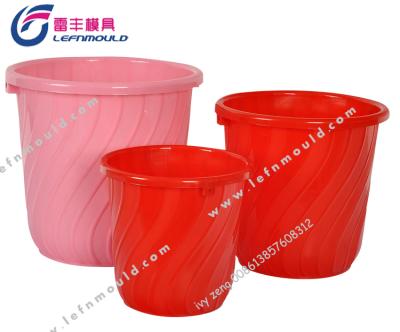 China Plastic Plastic Bucket Mold 8 Liter 15Liter Round Water Bucket Injection Molding Maker for sale