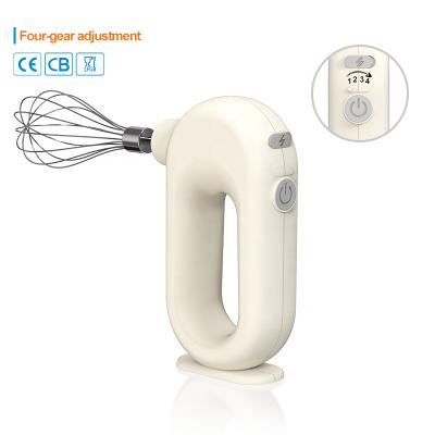 China Multifunctional 2 in 1 Speed ​​Usb Egg Hand Blender Regulatory Handheld Rechargeable Portable Cordless Electric Blender for sale