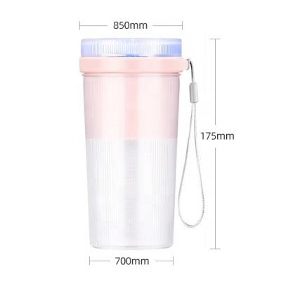 China Car LFGB Rechargeable Portable Food Safety Mini USB Smoothies Maker Personal Cup Blender for sale