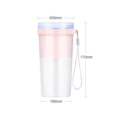 China Car LFGB Rechargeable Portable Food Safety Mini USB Smoothies Maker Personal Cup Blender for sale