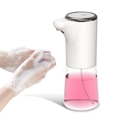 China Foam Automatic Soap Dispenser Liquid Foam Pump USB Rechargable Smart Infrared Sensor Touchless Automatic Soap Dispenser for sale