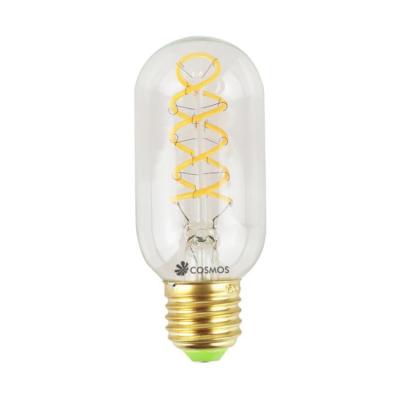 China Residential style T45 4w edison filament bulb residential double dimmable sprial bombillos led for sale