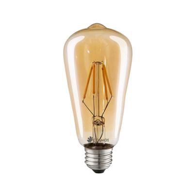 China residential decorative light filament st64 led lighting vintage 8w edison led filament bulb st64 for sale