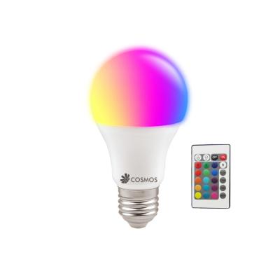 China Residential hot sale 7W 9W multi color changing foco led lamp rgb with remote control for sale