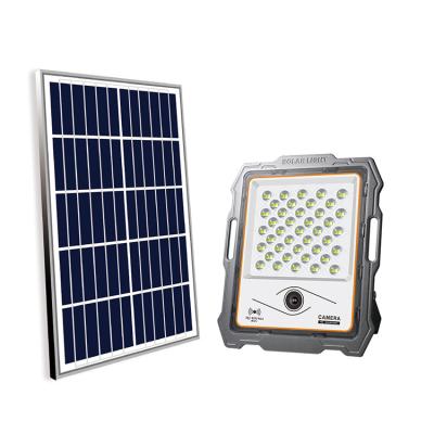 China High Lumen Outdoor Garden Solar Power CCTV LED Camera Floodlight 100w 200w 300w 400w Floodlight Camera Tuya for sale