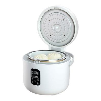 China Hotel Mini Rice Cooker 2 Cups Multifunctional Small Travel 1.2L Rice Cooker Raw Portable Non-Stick Intelligent Control With 24H for sale