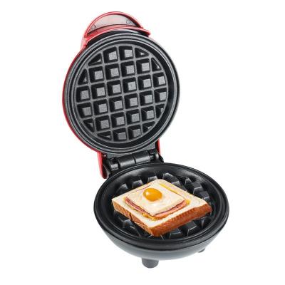 China New Style Household CE GS Waffle Maker Mini Cupcake Panton CAR OEM Electric Red White Interchangeable Steel Wrap Cake Stainless Power Time for sale