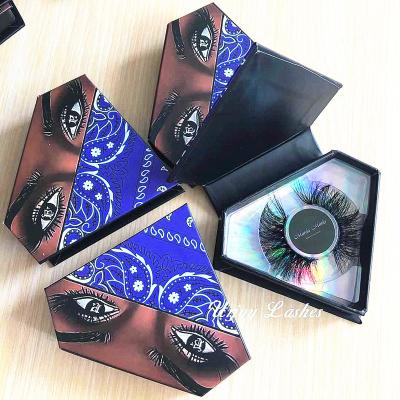 China Long Strip Mink Eyelash 3D Mink Lashes Extensions Private Label Customized Case 25mm Natural Hot Sale For Lashes Wholesale for sale