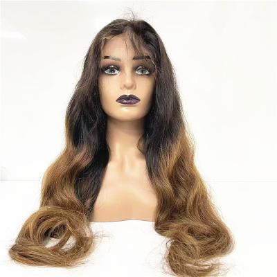 China Body Wave T Color #1b4 Indian Human Virgin Human Hair Half Hand Tied Female Lace Front Wigs For Black Woman In America Quickly Express for sale