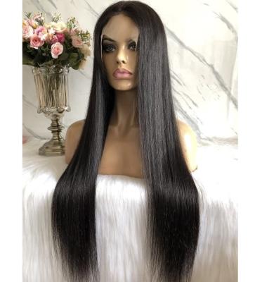 China Color 100% Virgin Hair Natural Straight Chinese Full Lace Wig Fast Express Delivery for sale