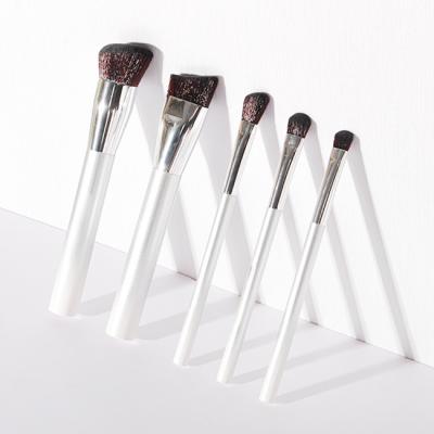 China Angular Blush High Quality 5Pcs Soft Hair Makeup Brush Set Professional Custom Make Up Brushes for sale