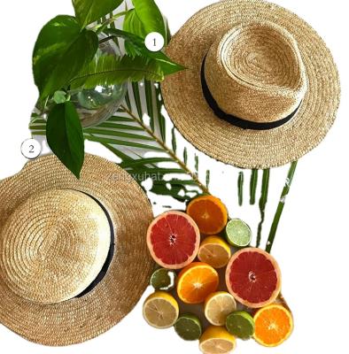 China Wholesale Fashion High Quality Wide Brim Summer Panama Wheat Holiday Min Hat Unisex Accessories for sale