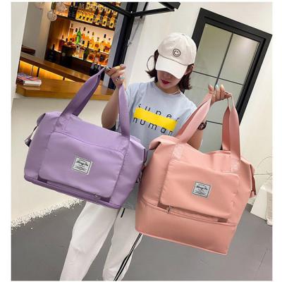 China NATIONAL Wholesale Waterproof Women's Fitness Sports Gym Shoes Compartment Fleece Travel Bag Accessories Pink OEM Customized Logo Style ODM for sale